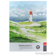 Malzeit Aquarellblock No.1, 20 Blatt, 200g 36 x 48 cm