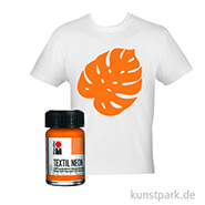Marabu Textil Neon 15 ml Einzelfarbe | Neon-Orange