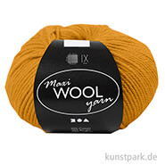 Maxi Wollgarn 100 g 125 m | Dunkelgelb