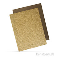 Metallic Bügel-Transferfolie - 2 Bogen Gold