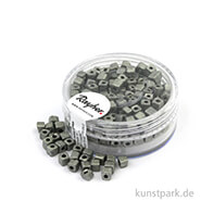 Metallic-Würfel matt - 3,4 mm - 15 g Dose | Brillant Silber