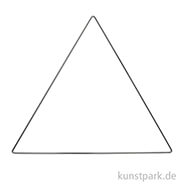 Metallring Dreieck - Anthrazit 20 cm