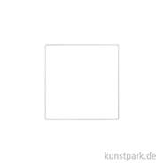 Metallring Quadrat - Weiß 15 cm