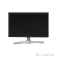 Miniatur Fernseher, Schwarz, 8 x 1,6 x 6,2 cm 