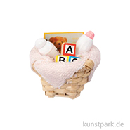 Miniatur Körbchen Baby, 2,7 cm 