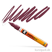 Molotow ONE4ALL Marker - 127HS 2 mm Einzelfarbe | Burgundrot