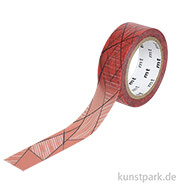 MT Masking Tape Handwrite Cross Line, 15 mm, 7 m Rolle 