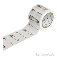 MT Masking Tape Safety Pin Dress Pin R, 35 mm, 7 m Rolle 