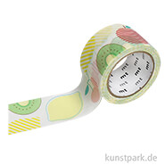 MT Masking Tape Seasonal Fruits, beschriftbar, 25 mm, 7 m Rolle 