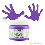 MUCKI Fingerfarbe - cremig & pastos 150 ml | Violett