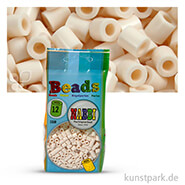 NABBI Bügelperlen - 1100 Stück, 5x5 mm 2,5 mm | Hellbeige