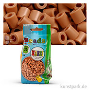 NABBI Bügelperlen - 1100 Stück, 5x5 mm 2,5 mm | Hellbraun