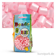 NABBI Bügelperlen - 1100 Stück, 5x5 mm 2,5 mm | Rosa Perlmutt