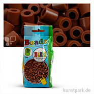 NABBI Bügelperlen - 1100 Stück, 5x5 mm 2,5 mm | Schokolade