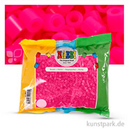 NABBI Bügelperlen - 6000 Stück, 5x5 mm 2,5 mm | Pink