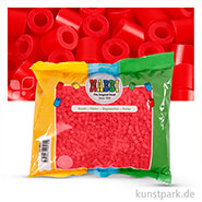 NABBI Bügelperlen - 6000 Stück, 5x5 mm 2,5 mm | Rot