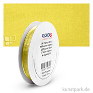 Organza-Band - 10 mm Breite - 10 m Länge Einzelfarbe | Gelb