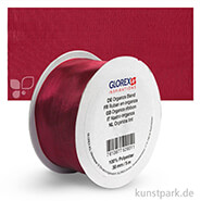 Organza-Band - 38 mm Breite - 5 m Länge Einzelfarbe | Bordeaux