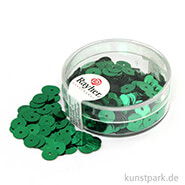 Pailletten Glatt - 6 mm - 6 g Dose Farbe | Blaugrün