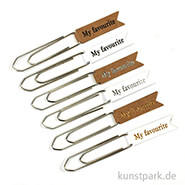 Paper Clips - My Favorite, 8 Stück sortiert 