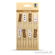 Paper Clips - Sterne, 8 Stück sortiert Gold
