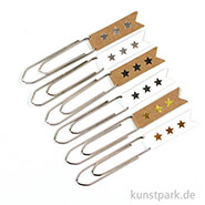 Paper Clips - Sterne, 8 Stück sortiert 