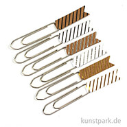 Paper Clips - Streifen, 8 Stück sortiert 