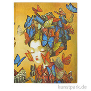 PAPERBLANKS FLEXI Notizbuch - Madame Butterfly - Blanko 180 x 230 mm
