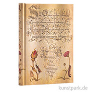 PAPERBLANKS Notizbuch - Mira Botanica - Flämische Rose - Blanko 180 x 230 mm