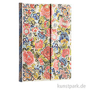 PAPERBLANKS Notizbuch - Stickerei der Peking-Oper - Birnengarten - Blanko 180 x 230 mm