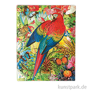 PAPERBLANKS Notizbuch - Tropischer Garten, Blanko 18 x 23 cm