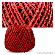 Papiergarn 2,5-3 mm, 150g Einzelfarbe | Rot