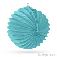 Papierlampion mit Metallgestell Mintgrün