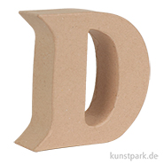 Pappbuchstaben Times, 10 cm Einzeln | D