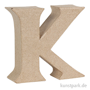 Pappbuchstaben Times, 10 cm Einzeln | K