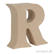 Pappbuchstaben Times, 10 cm Einzeln | R