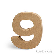 Pappmaché-Zahlen - handgearbeitet, Höhe 10 cm, Dicke 2 cm Einzeln | 9