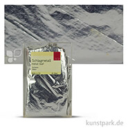 Passione Schlagmetall-Blätter Schabin, 14 x 14 cm, 20 Blatt Silber