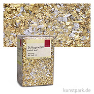 Passione Schlagmetall-Flocken, klein abburstig | Mix Gold (12 g)