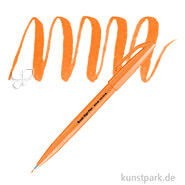 Pentel Arts Brush Sign Pen Einzelstift | Neonorange