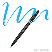 Pentel Brush Sign Pen Artist Einzelstift | Hellblau