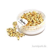 Plastik-Oliven - 6x3 mm - 105 Stück Gold