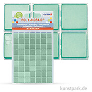 Poly-Mosaic selbstklebend, 10 mm 63 Stk. | Türkis