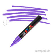 POSCA Marker PC-1M - extrafein 0,7 mm Einzelstift | Violett