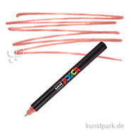 POSCA Marker PC-1MR - extrafein 0,7 mm Einzelstift | Metallic Rot