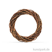 Rattan-Kranz, braun 25 x 4,5 cm