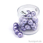 Renaissance Glaswachsperlen - 10 mm - 35 Stück Dose | Flieder