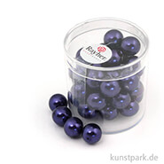 Renaissance Glaswachsperlen - 10 mm - 35 Stück Dose | Pflaume