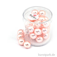 Renaissance Glaswachsperlen - 10 mm - 35 Stück Dose | Rosé