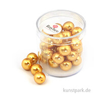 Renaissance Glaswachsperlen - 10 mm - 35 Stück Dose | Sonnengelb